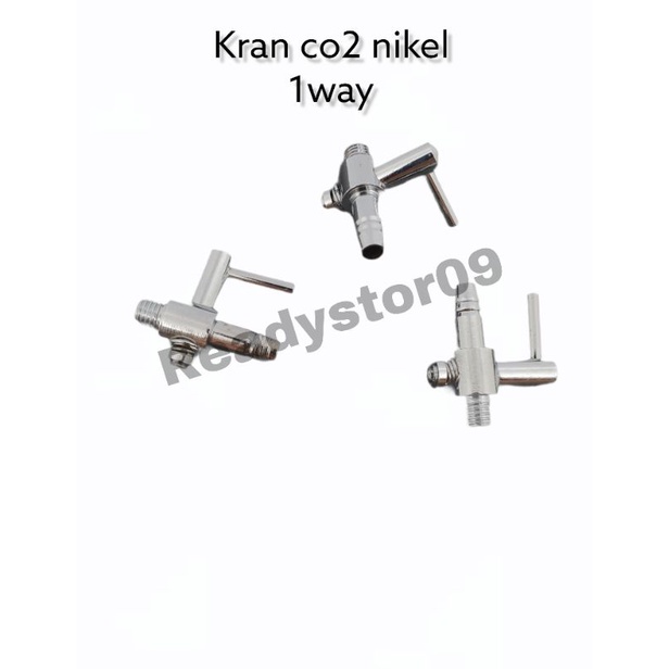 Kran CO2 Nikel 1way Aquascape / Kran aerator 1lubang