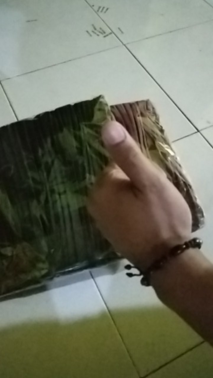 Kemeja Batik Pria Lengan Panjang Size M L Xl Xxl  Bswart Batik Hrb026 Kenongo Hem Panjang Padi