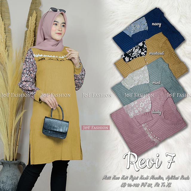 Tunik Rajut Jumbo Import/Revi 6/Oskar 15/Elena 6/Premium/Atasan Wanita Tebal Murah/Baju Cewek Remaja