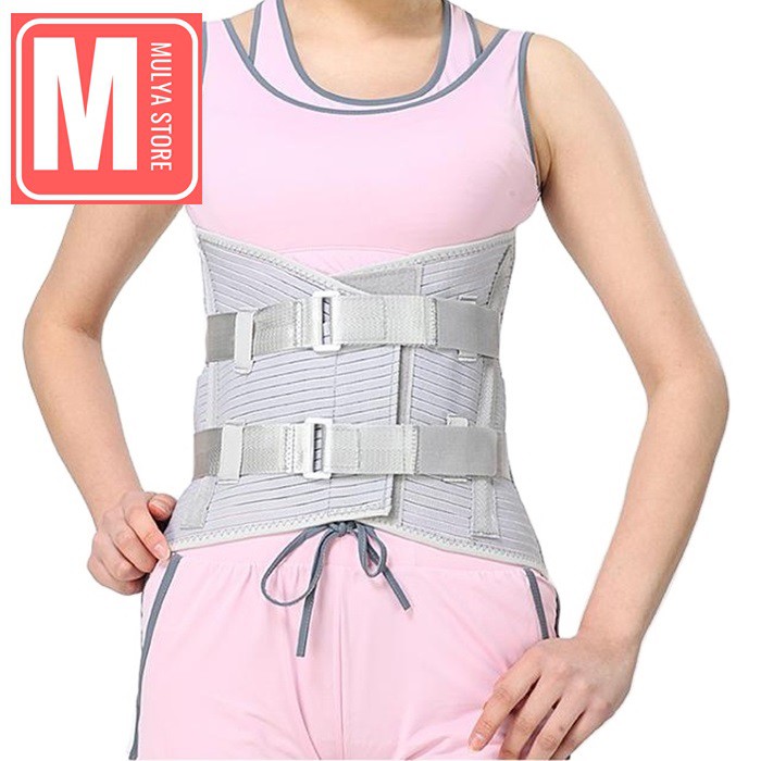 Lumbar Sacro Support Korset LSO Penyangga Tulang Belakang Sakit Nyeri Pinggang Lumbal Brace