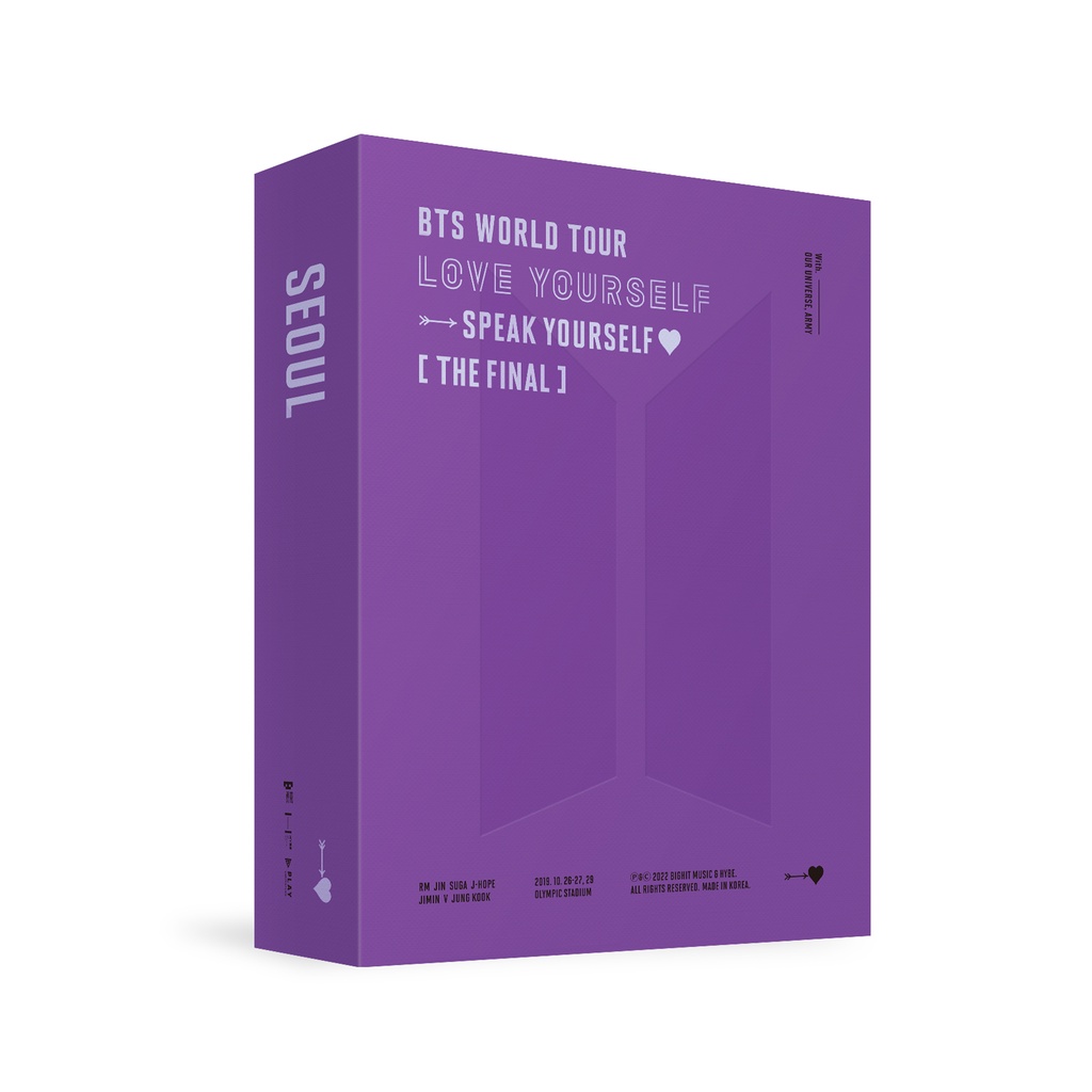 [ORDER] BTS Love Yourself : Speak Yourself [THE FINAL] DVD DIGICODE BLURAY