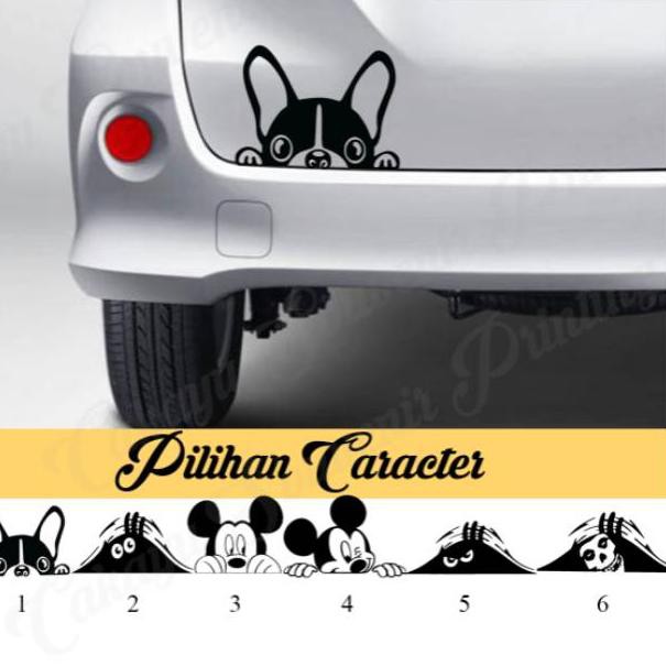 

*Promo* ➩ Cutting sticker intip/ stiker peeking monster murah cutting stiker custom ⇮ Terlaris