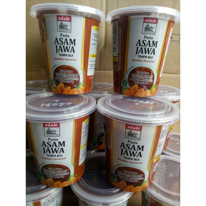 

Asam Jawa Tanpa Biji Pasta Asam Jawa Adabi 200gr