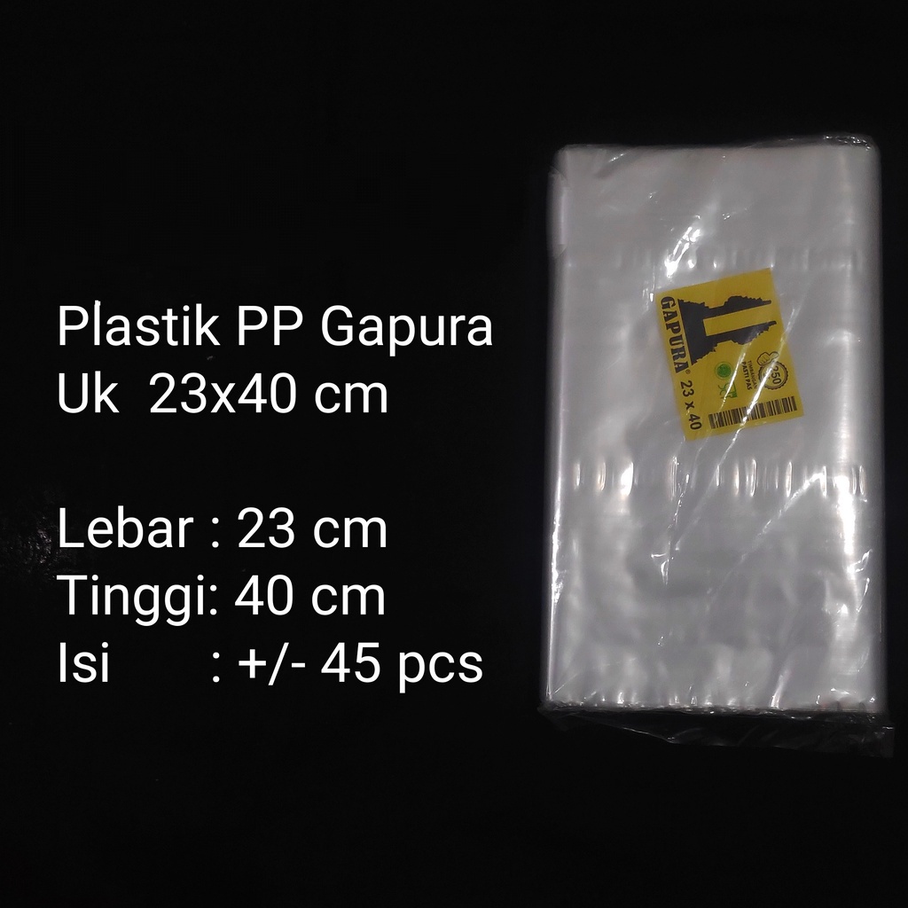 Kantong plastik PP bening, Plastik Loundry, Plastik bening Uk 20x35 sampai 60x100