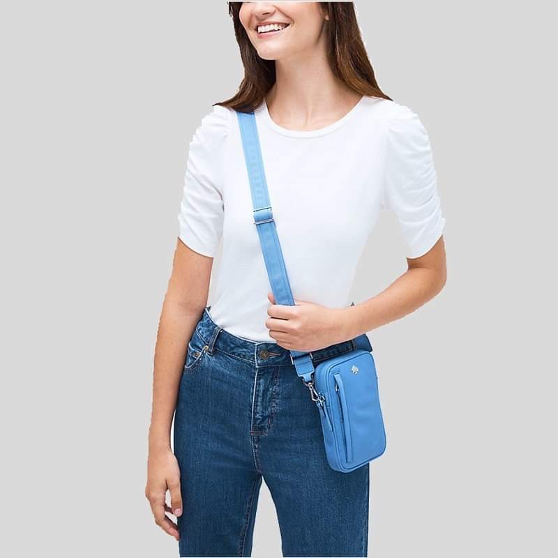 KS Jae North South Phone Crossbody Deep Cornflower AUTHENTIC