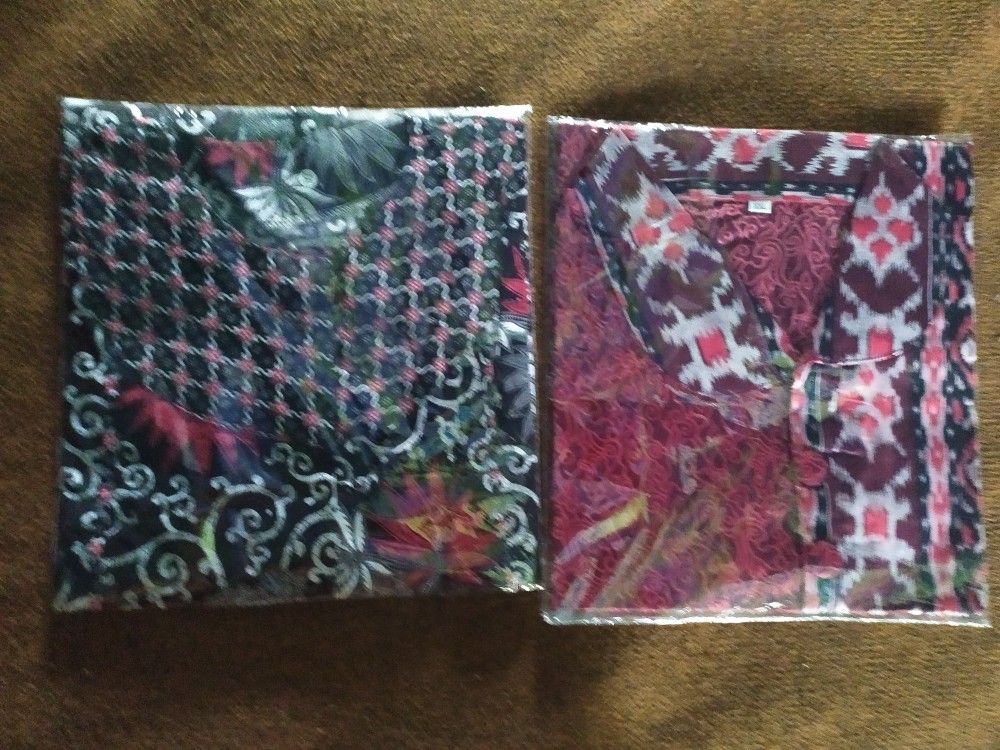 Atasan Batik Dolby Dolbi Dobby Doby Tenun Sutra Tulis Halus Katun Atbm Baron ,sarombit Atasan No