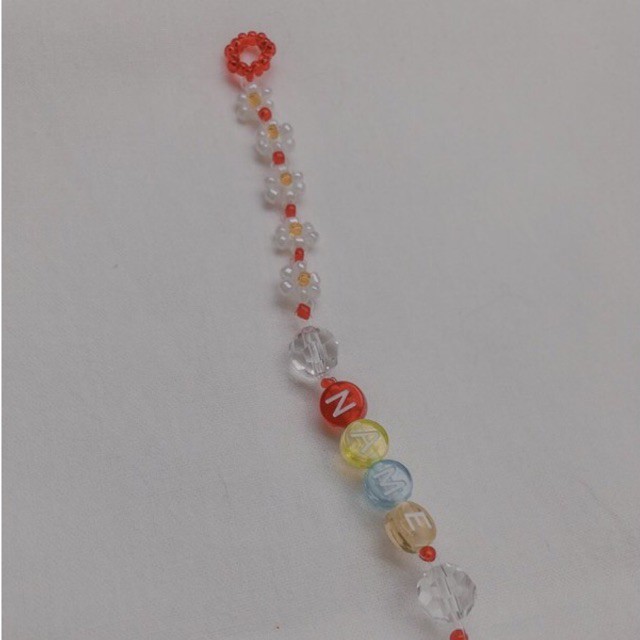 Daisies bead totally spies mask strap  Color Code : Clover