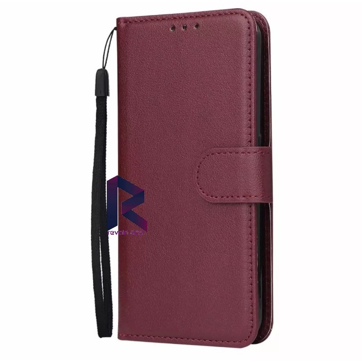 CASE SAMSUNG A02 M02 FLIP WALLET LEATHER KULIT PREMIUM SARUNG BUKA TUTUP FLIP CASE SAMSUNG A02/M02