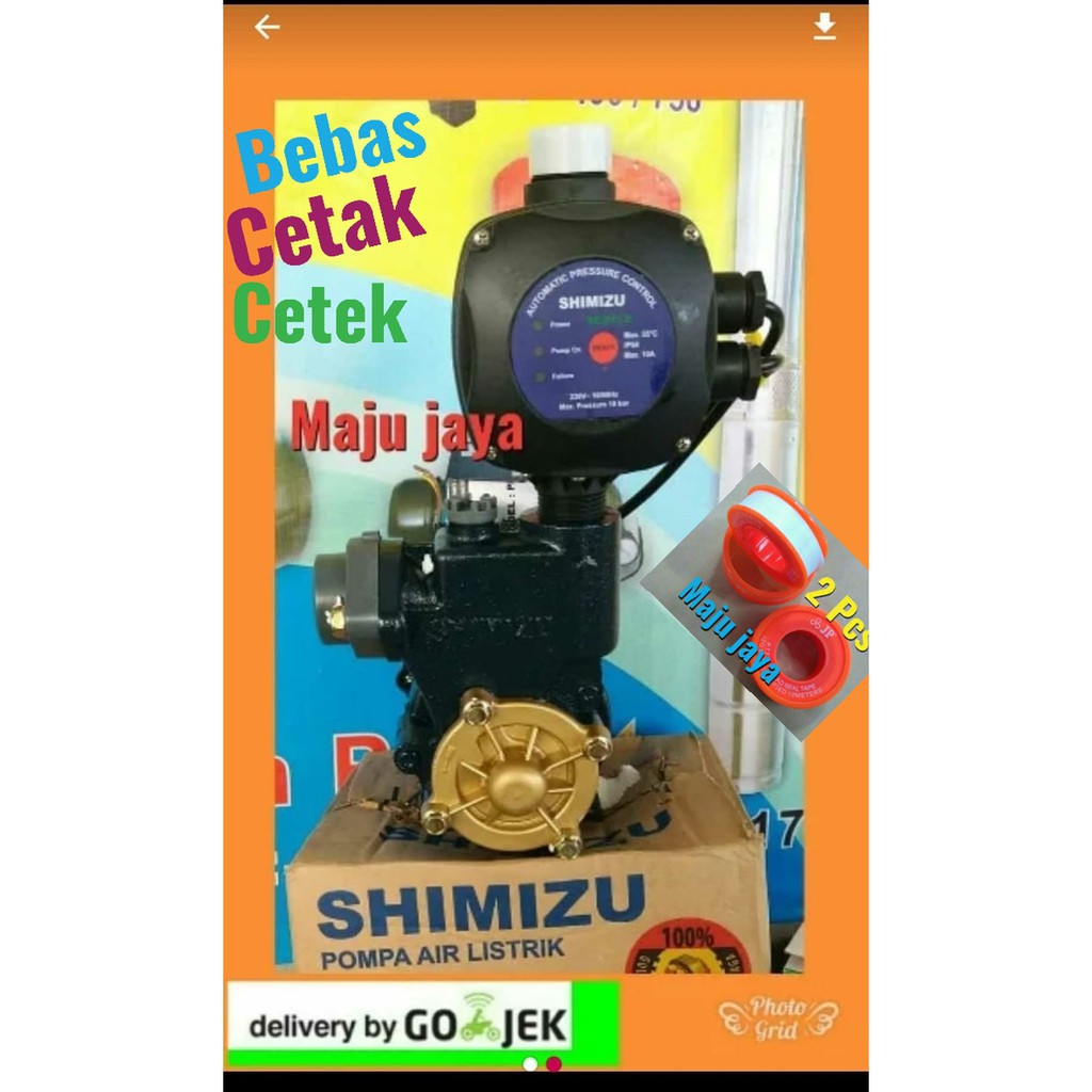 Pompa air Otomatis pendorong Shower " SHIMIZU " Booster