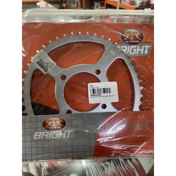 GEAR BELAKANG 428 TK RACING RX KING FIZR JUPITER Z MX LAMA MX NEW 45-55
