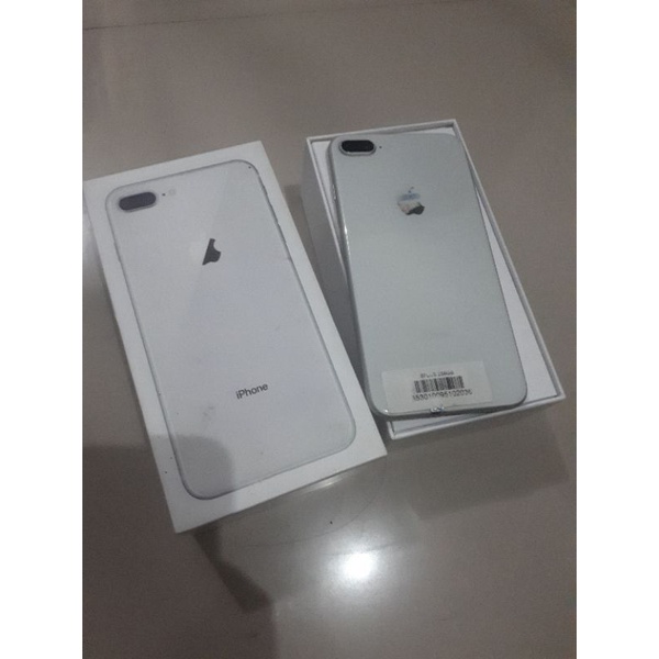 iphone 8 plus 256Gb silver bekas