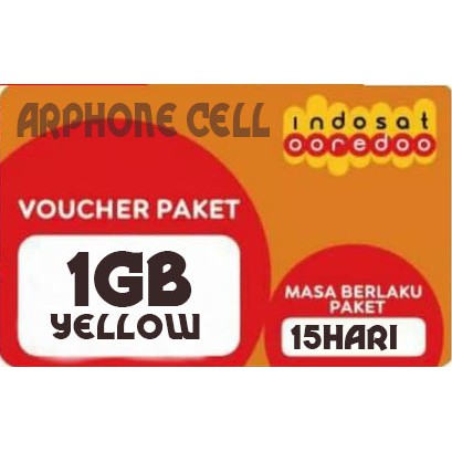 INDOSAT 1GB 15 HARI