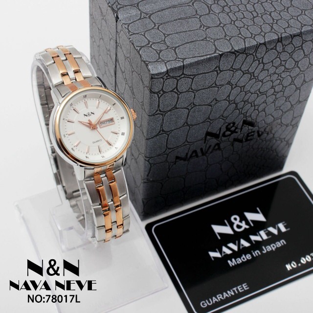ORIGINAL NAVA NEVE 78017L Jam Tangan Wanita Jam tangan wanita import jam tangan rantai jam mewah