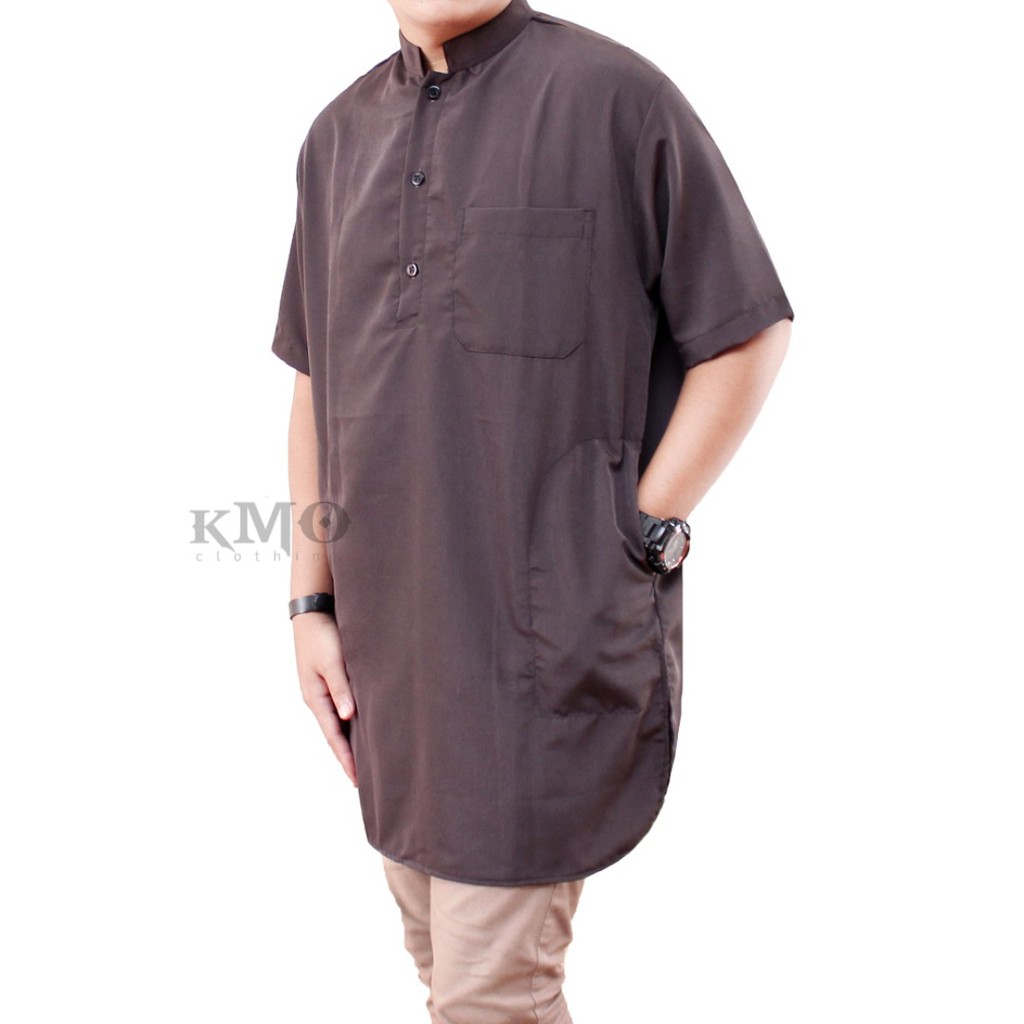 KMO Baju Koko Kurta Pria Lengan Pendek