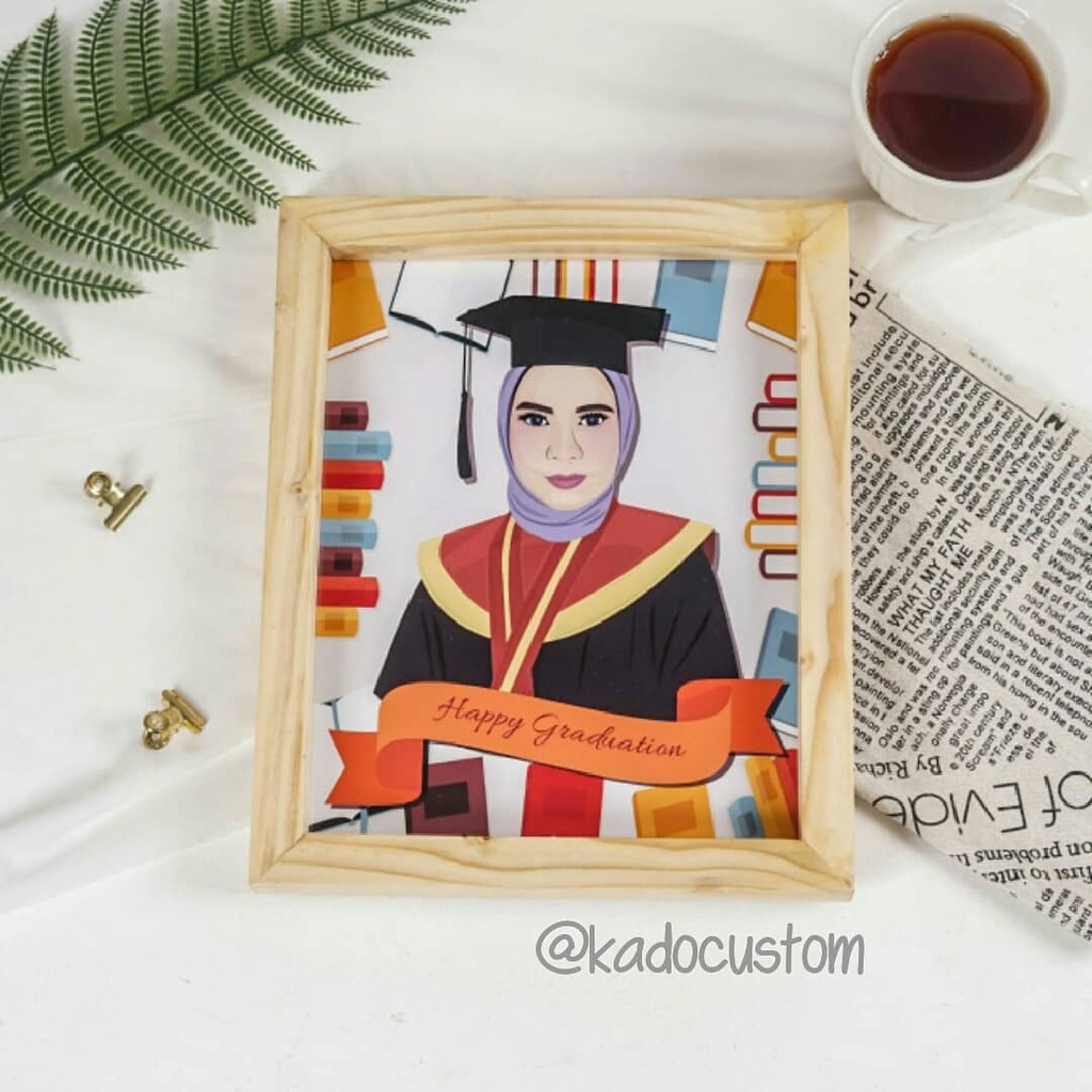 

Kado / FRAME ON PAPER / KADOCUSTOM / HADIAH FRAME