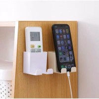 RAK CHARGER PHONE DINDING TEMPEL 2IN1 RAK HANDPHONE DINDING TEMPEL / RAK CHARHER HP REMOTE SERBAGUNA / KOTAK TEMPAT PENYIMPANAN HP REMOTE AC TV / HOLDER HP HOLDER REMOTE