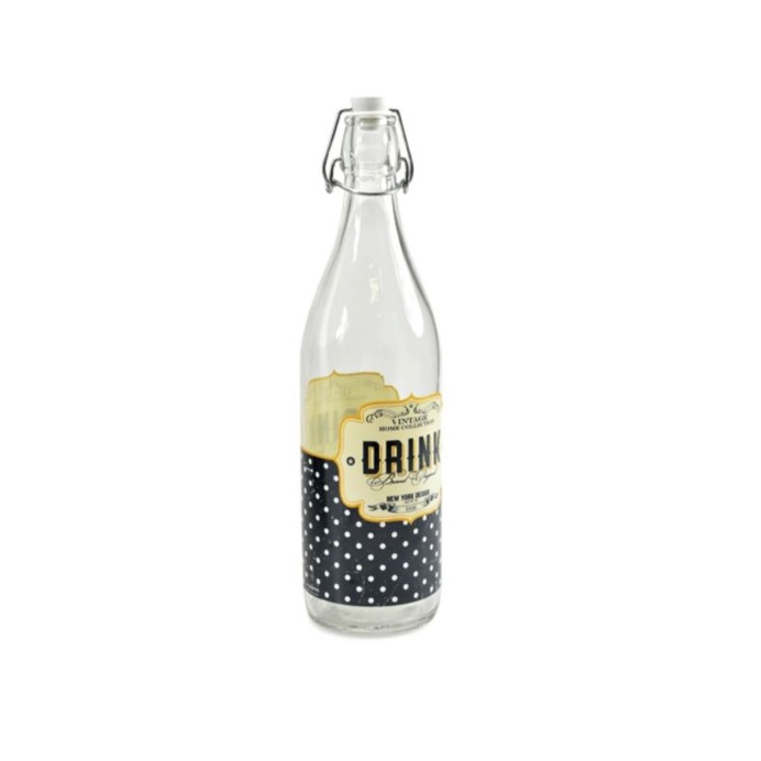 Botol kaca swing retro 1L