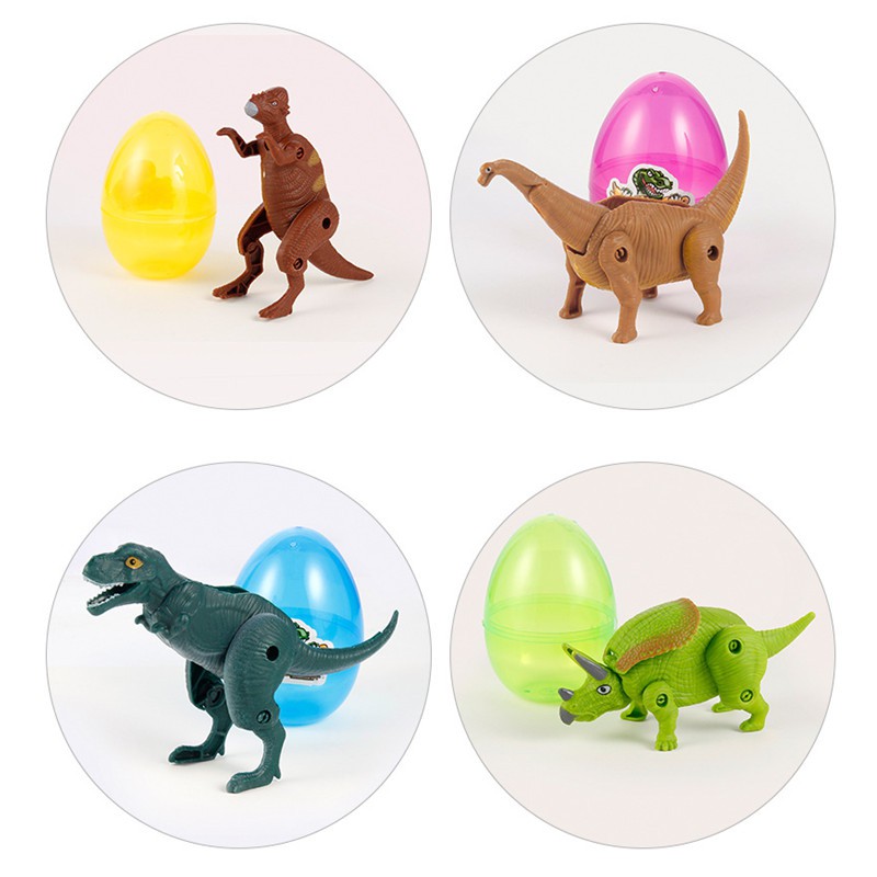 1pc Mainan Telur Dinosaurus Jurassic Park Dragon Tyrannosaur Untuk Anak