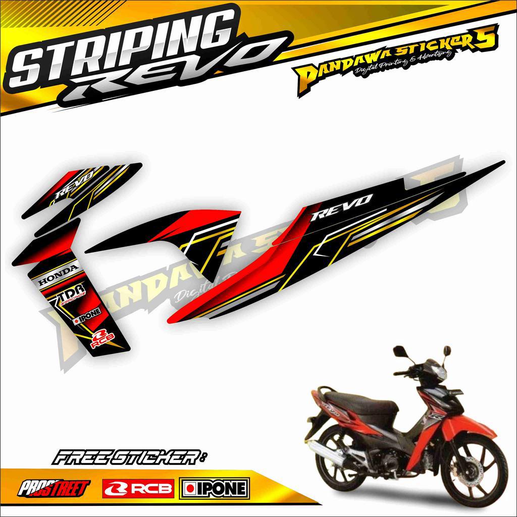 STRIPING VARIASI MOTOR REVO OLD / STICKER LIST VARIASI HONDA REVO LAMA
