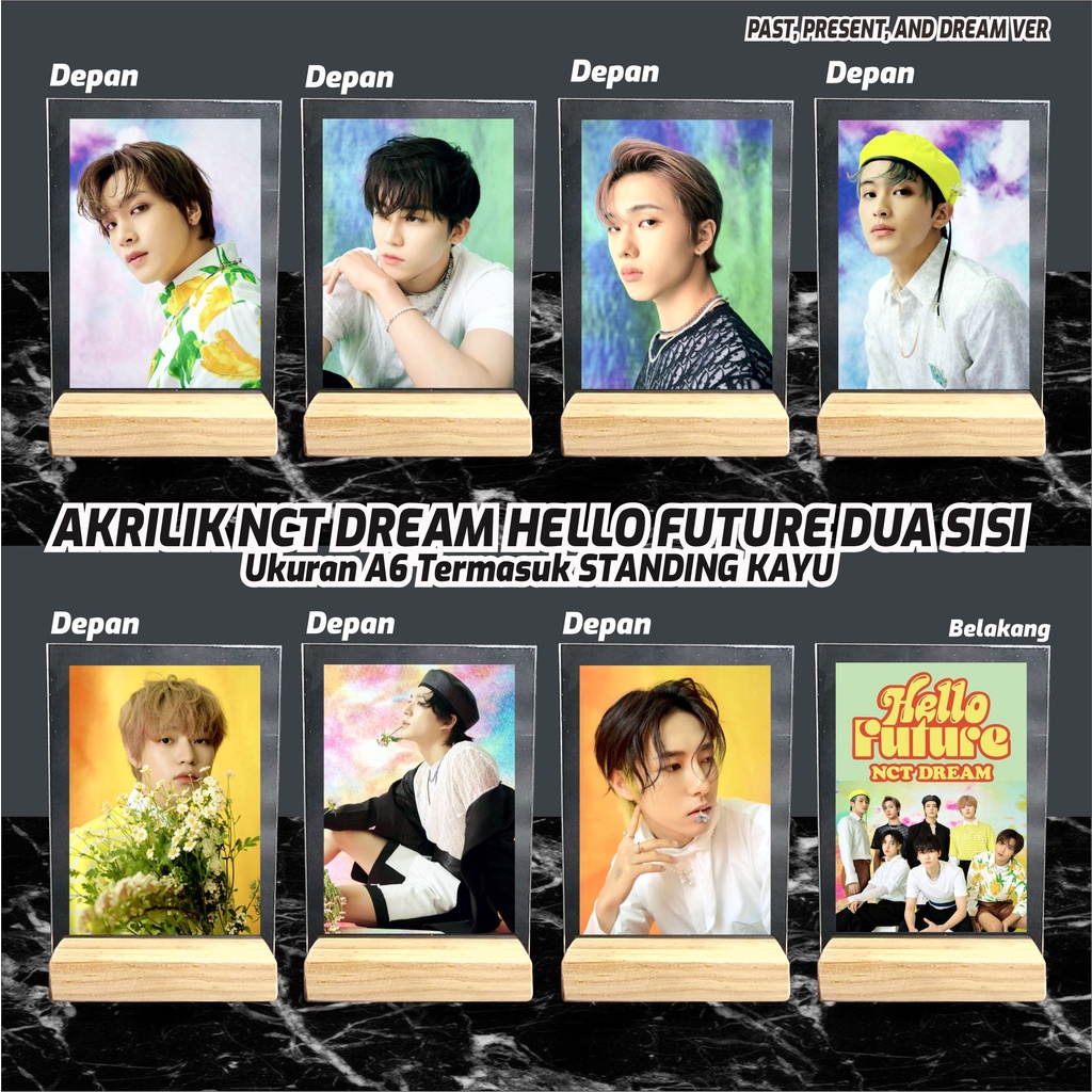 Akrilik Photo NCT DREAM KPOP // HELLO FUTURE // GAMBAR DUA SISI