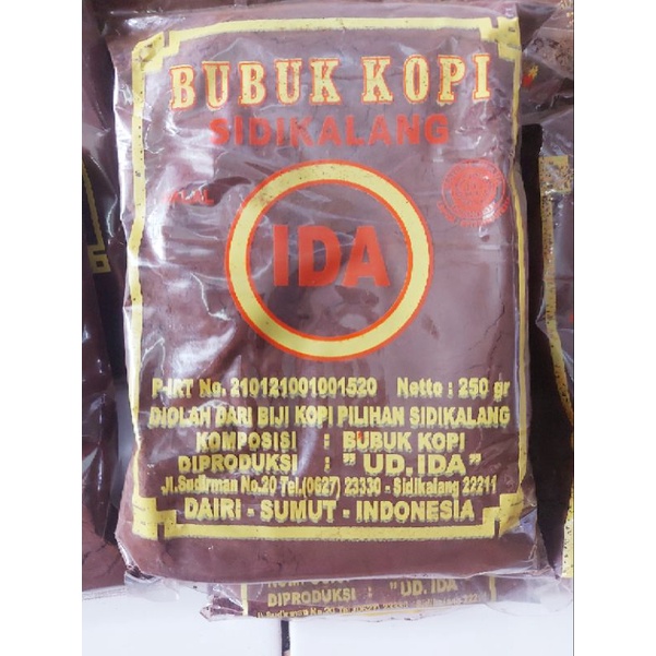 

Kopi Sidikalang (Ida) 250gr