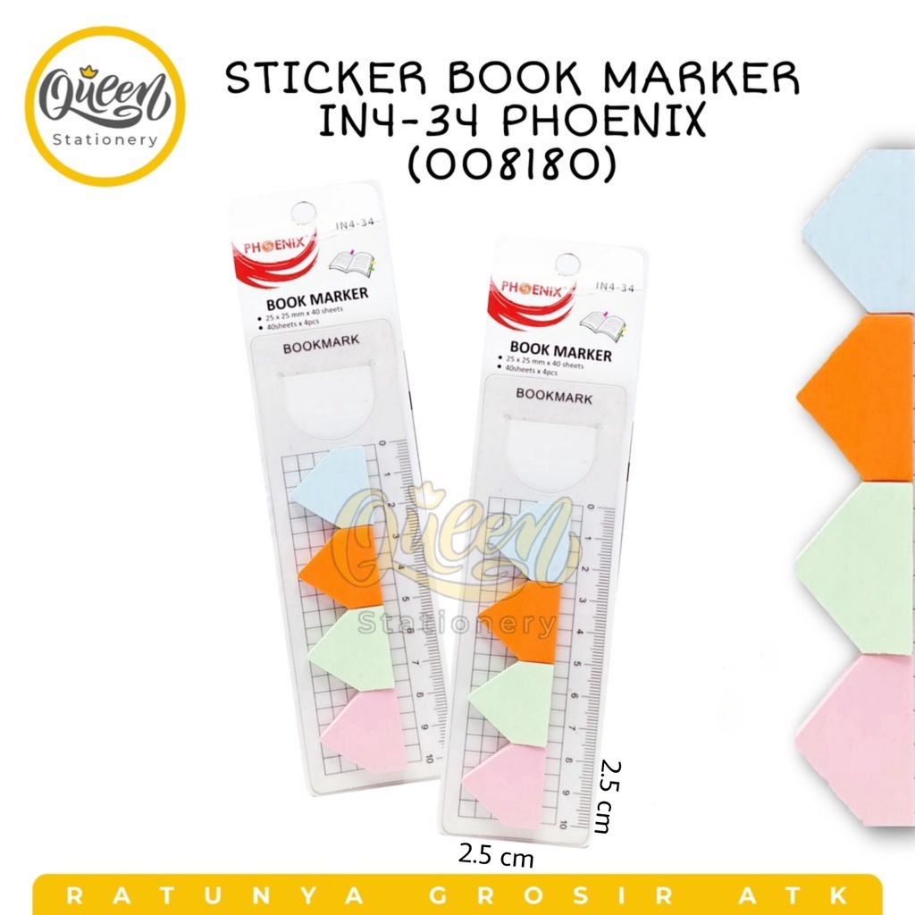 

STICKER BOOK MARKER IN4-34 PHOENIX (008180)