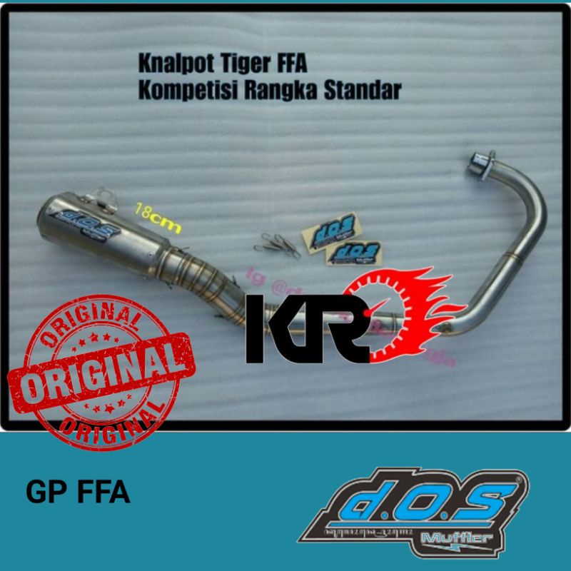 Knalpot DOS Tiger/GL/MP/CB Original DOS Yogyakarta