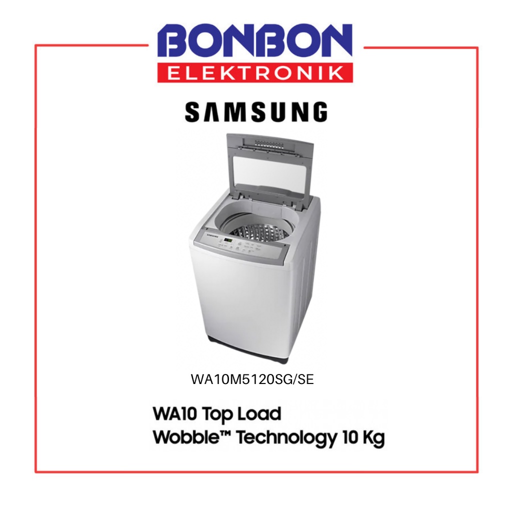 Samsung Mesin Cuci Top Loading 10KG WA-10M5120-SG / WA10M5120SG WA90H4200SG