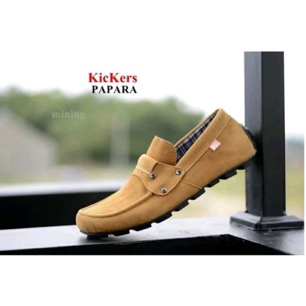 Bisa Cod !! Sepatu Slip On Pria Kickers Papara Murah Sepatu Casual Murah Kuliah Kerja Berkualitas