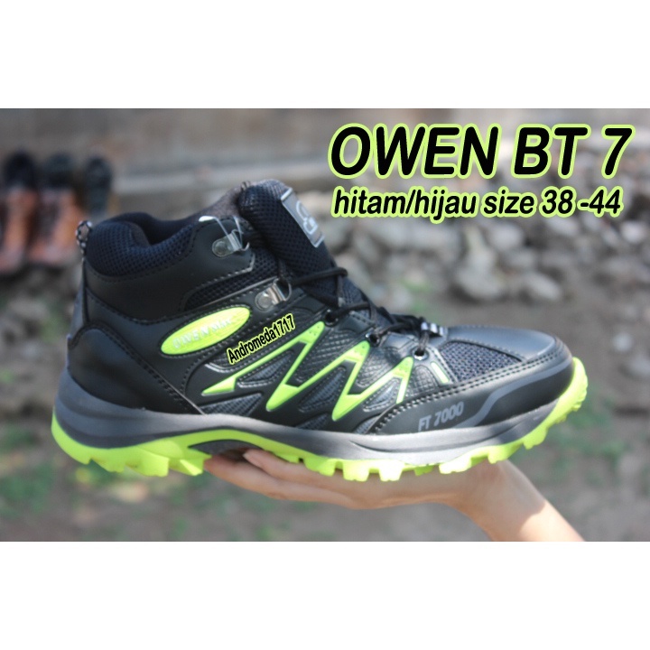 SEPATU BOOT GUNUNG PRIA WANITA OWEN MAX 7,SEPATU OUTDOOR, SEPATU HIKING SEPATU KERJA