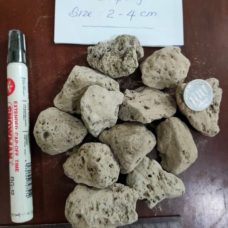 Batu Apung / Pumice Stone / Media Filter / Aquarium / Jeans 1kg 1 kg