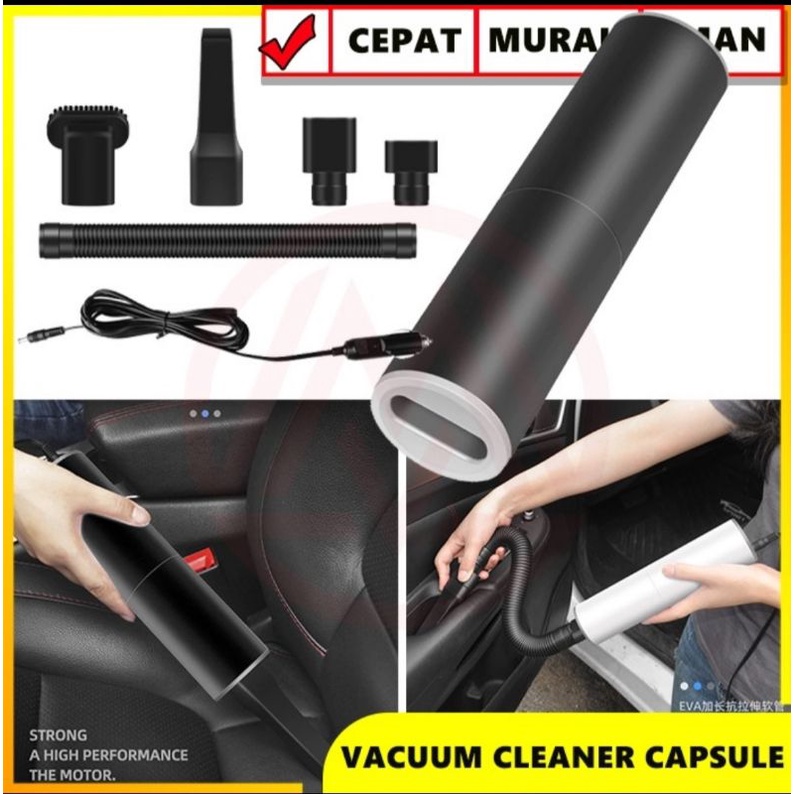 VACUUM CLEANER MINI MOBIL VAKUM CLEANER MOBIL VAKUM MOBIL BENTUK CAPSULE