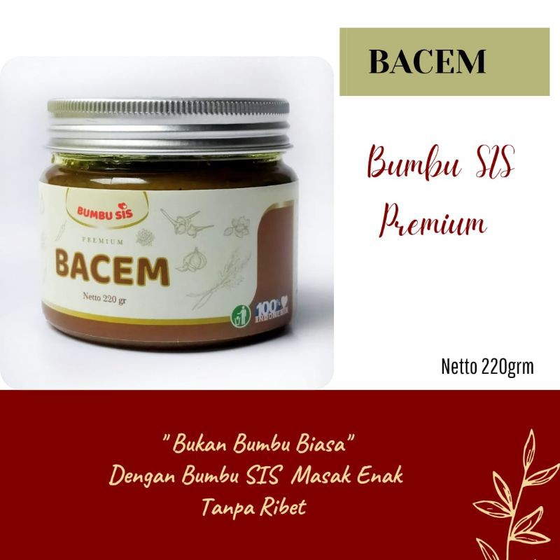 

Bumbu SIS Bacem | Bumbu Bacem Bumbu Premium Tanpa MSG