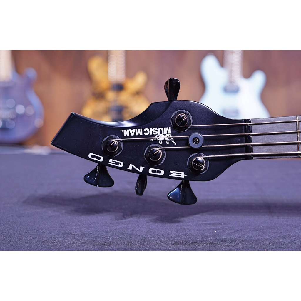 Ernie Ball Music Man Bongo 4 Bass Guitar - Stealth Black F88586