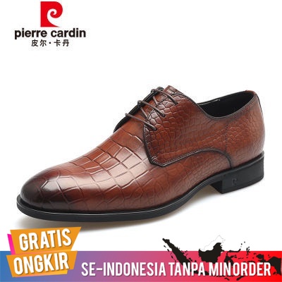 Sepatu Pria Import Kasual Pierre Cardin Original Formal Sepatu Kulit Pria Asli Oxford Style