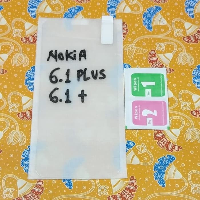 Tempered Gorilla Glass kaca Nokia 6.1 plus 6.1+ 6,1 plus murah meriah