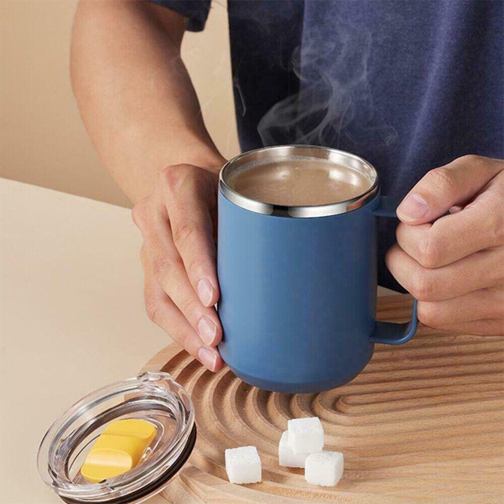 Top Mug Kopi Multi Fungsi Portable Dengan Pegangan Dan Tutup Travelling Cup