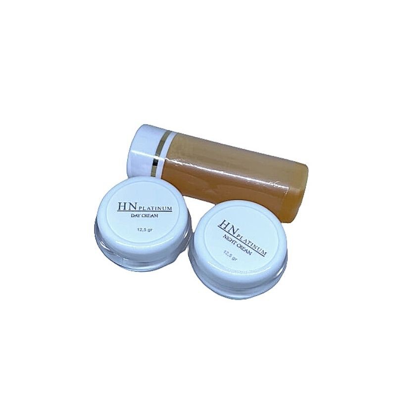 PAKET CREAM HN PLATINUM ORIGINAL SKINCARE BPOM CREAM PEMUTIH WAJAH PERAWATAN KECANTIKAN KRIM WAJAH