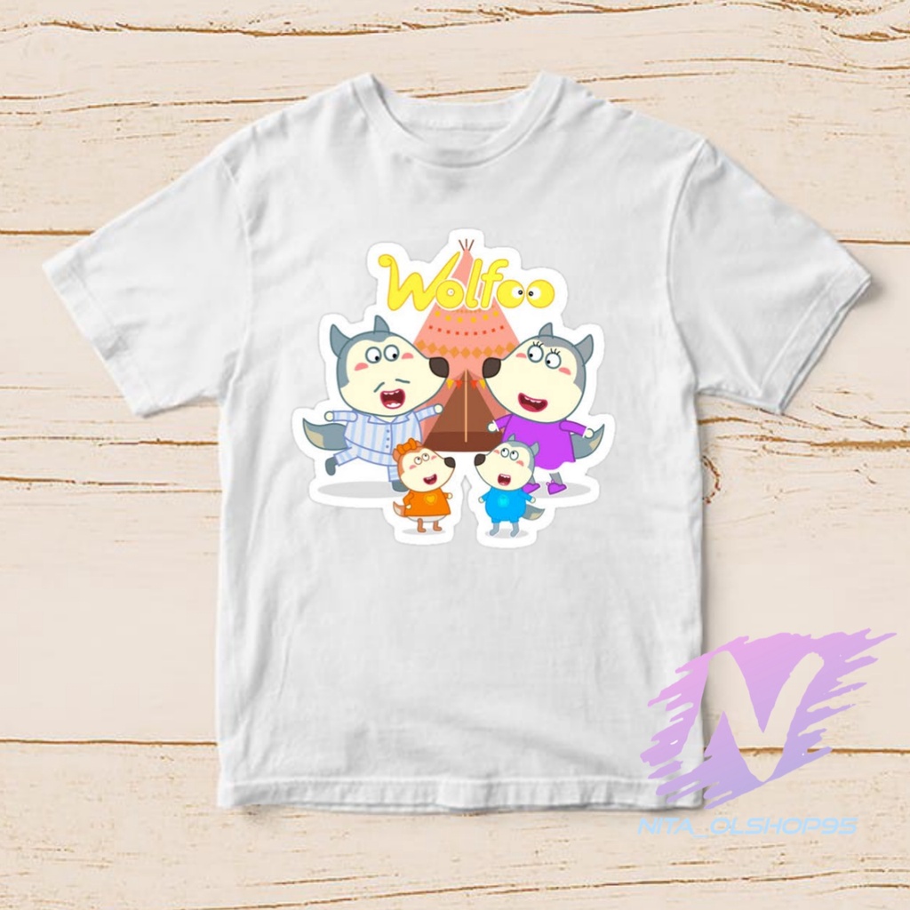 KAOS WOLFOO TERBARU BAJU KAOS ANAK WOLFO ANIMASI