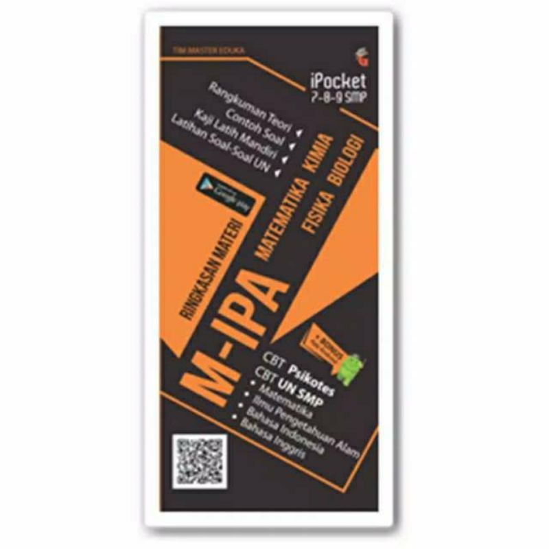 Buku Rumus SMP : I Pocket Ringkasan Materi Matematika Ipa SMP/Mts 7,8,9