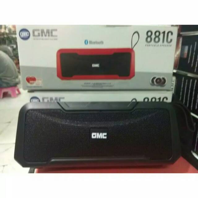 PROMO SPEAKER BLUETOOTH GMC 881C ORIGINAL/PORTABLE SPEAKER MINI  MP3 RADIO FM USB WIRELESS