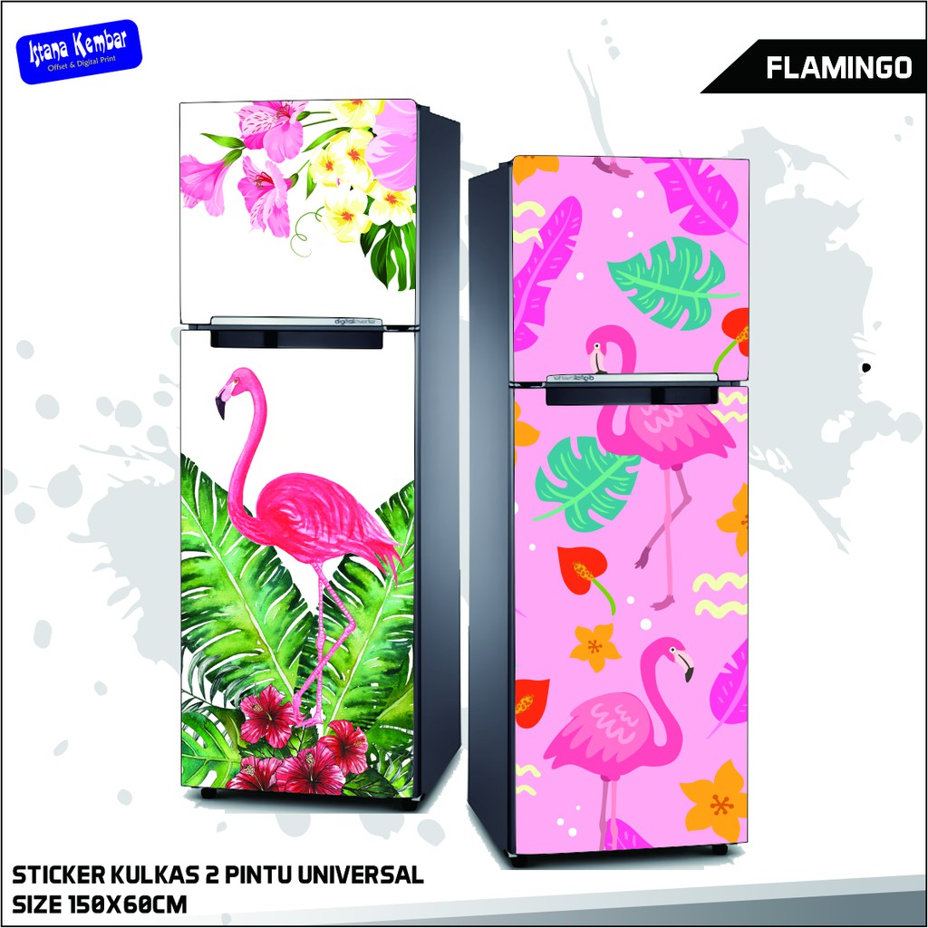 Sticker Kulkas 2 Pintu Stiker Kulkas Motif Sticker Kulkas dua pintu