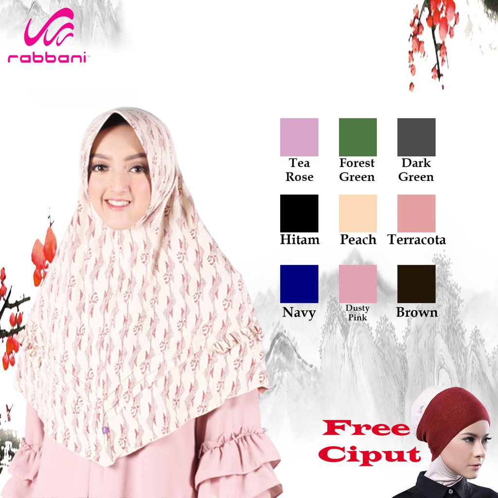 Kerudung Instan Rabbani Genni Original Murah-3