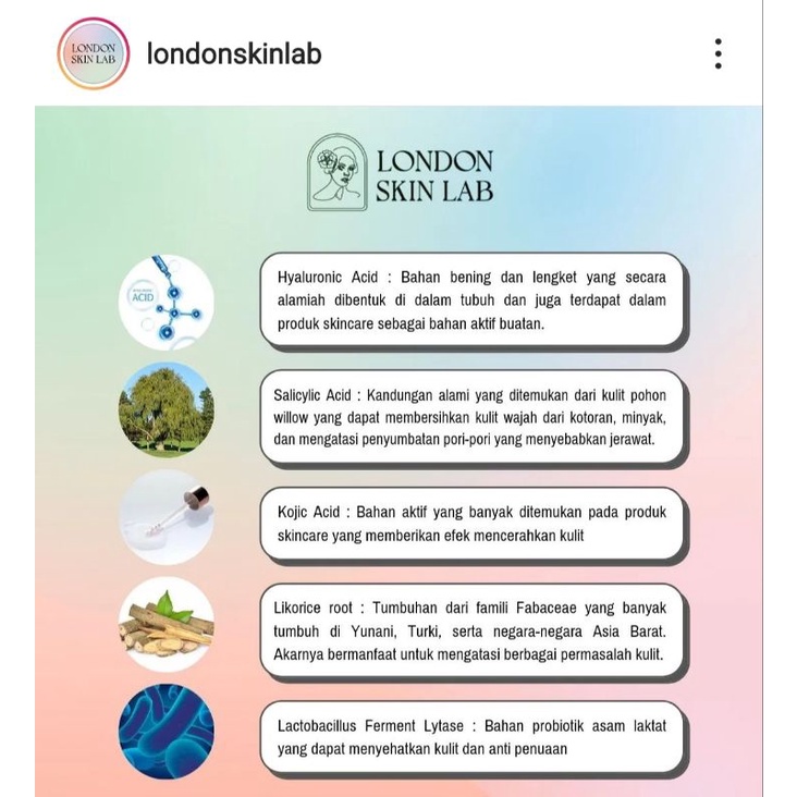 PAKET WHITENING LONDON SKIN LAB