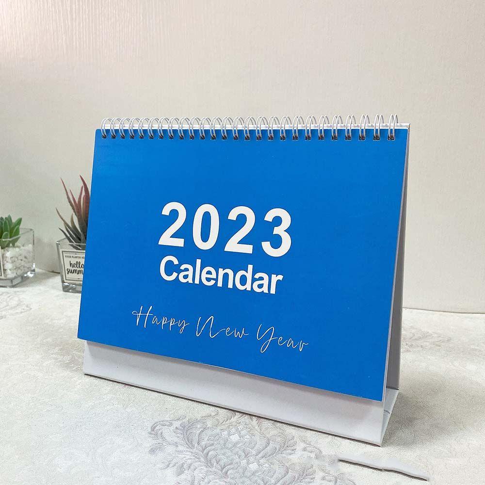 Mxbeauty Kalender Meja Portable Simple Perlengkapan Kantor Dekorasi Meja Stationery Agenda Organizer Kalender Pengikat Spiral