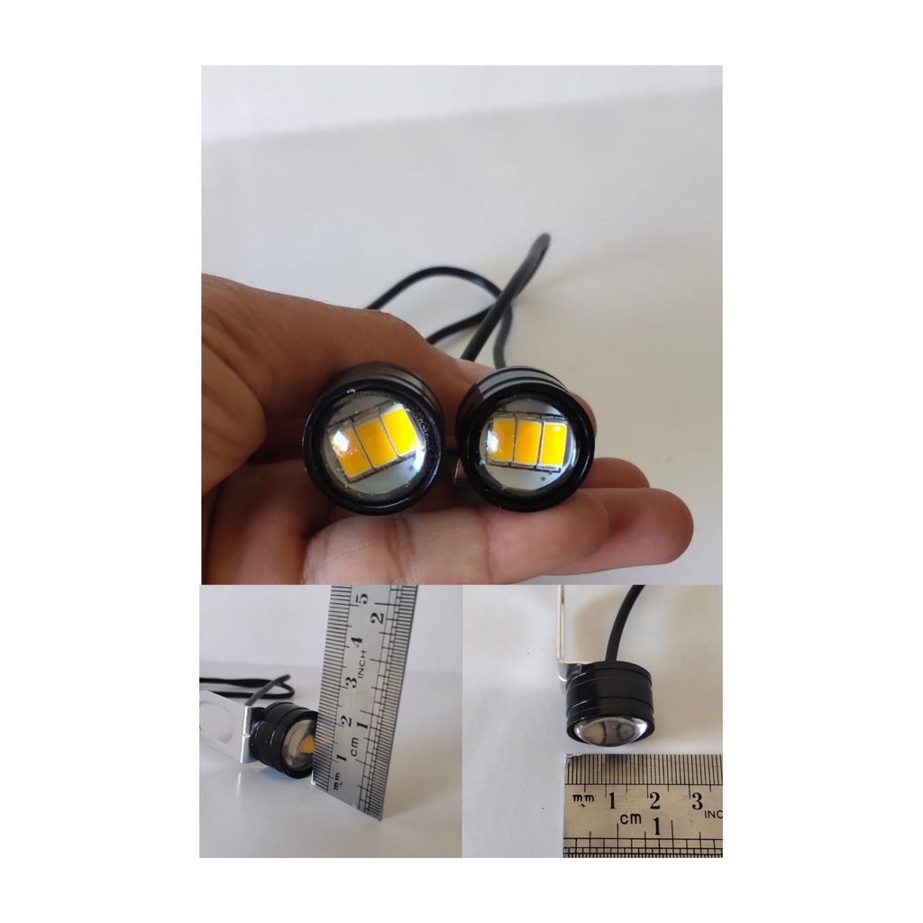 Lampu LED Mata Elang Strobo 2pcs