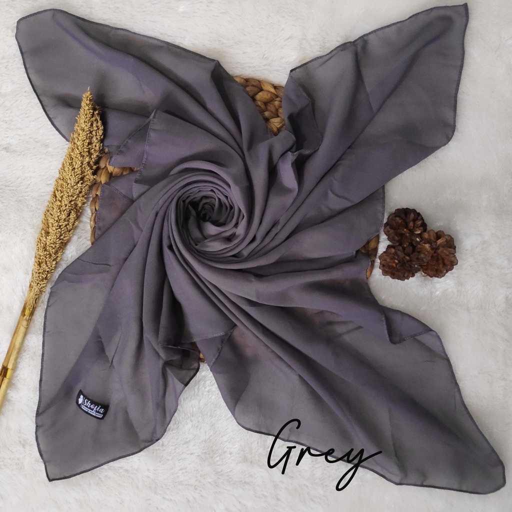 JILBAB SEGI EMPAT BELLA SQUARE, HIJAB BELLA SQUARE, JILBAB SEGIEMPAT, KERUDUNG SEGI EMPAT, SHOFIA-Grey