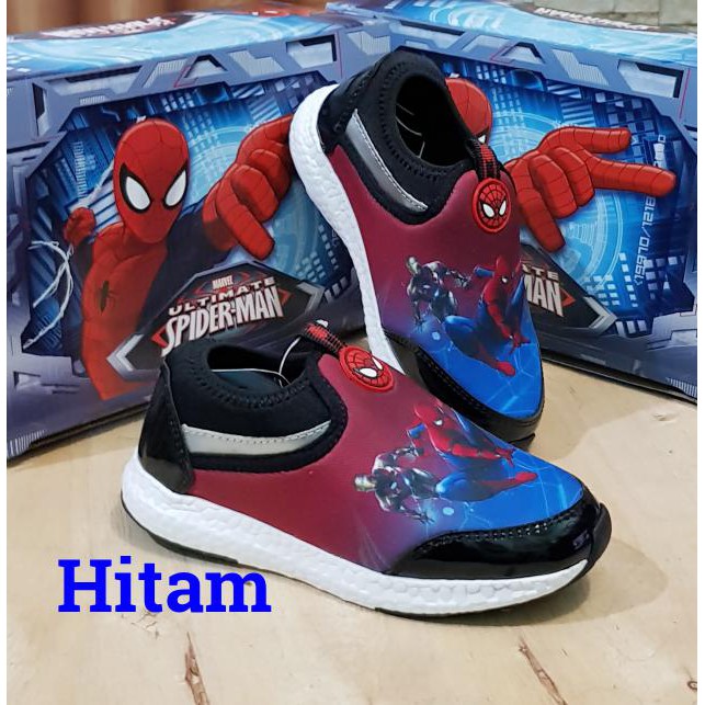 Sepatu Spiderman Slip On #Sepatu Anak Laki #Sepatu Sekolah Anak Cuci Gudang 