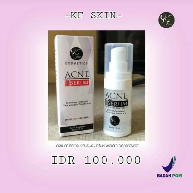 Serum Acne Kfskin // Kfskin cosmetics // Acne serum // Serum jerawat