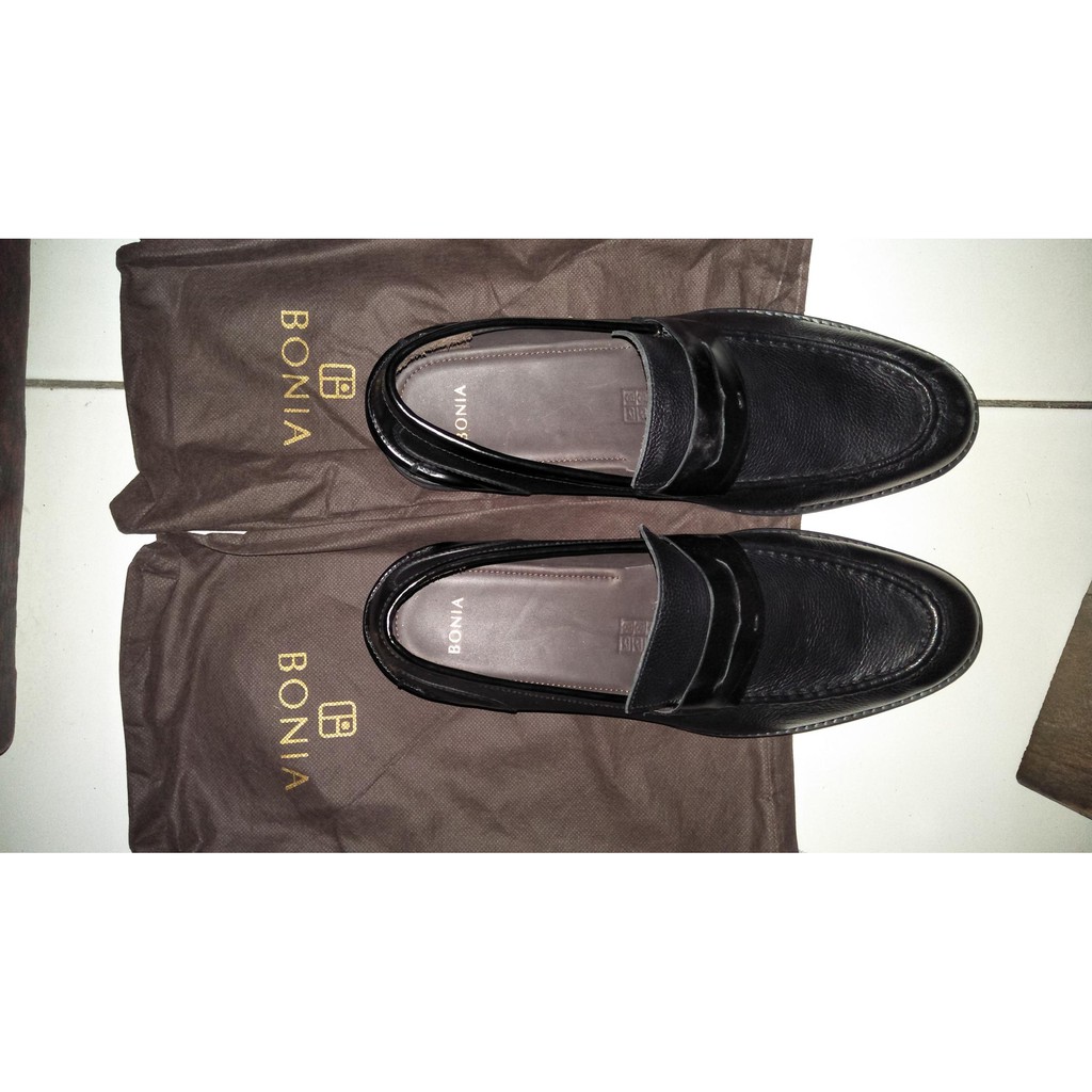 Jual Sepatu Pria Merk BONIA Size 44 Only Original 100% Baru